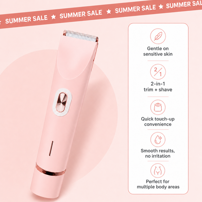 SilkyGlow - The Ultimate 2-in-1 Body Shaver (50% OFF)